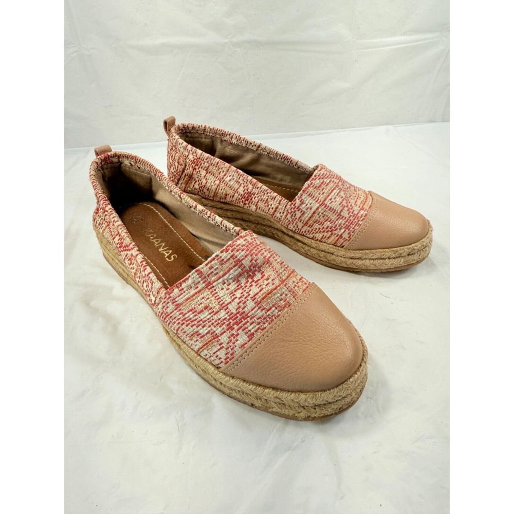 Kaanas Multicolored Espadrille Slip On Flats Women's Size 6.5US 37EU